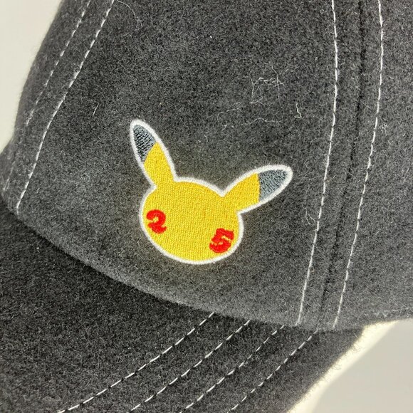 Pokemon Center 25th Anniversary Pikachu Celebrations Adjustable Adult Hat - Picture 5 of 7